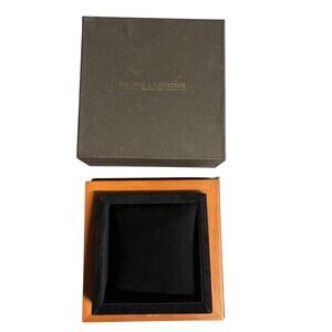 Baume & Mercier Vintage Collectible Watch Display Wood Box / BOX ONLY
